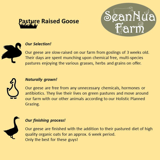 Pasture Raised Goose (€18/kg)
